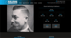 Desktop Screenshot of bluesparkbarbershop.com